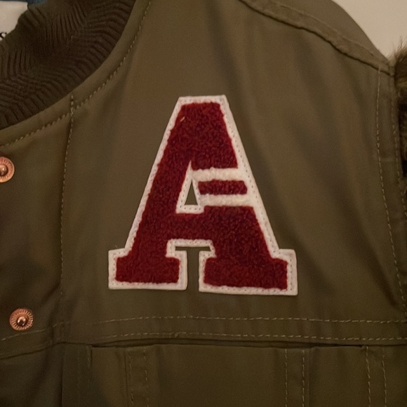 Guess Faux Fur Denim Color Block Coat - Picture 3 of 11